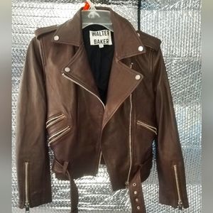 Walter Baker lambskin leather jacket